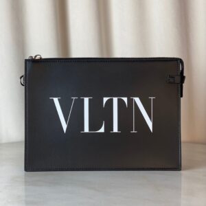 Valentino Black VLTN Clutch