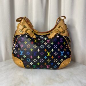 Louis Vuitton Black Multicolor Monogram Claudia Shoulder Bag