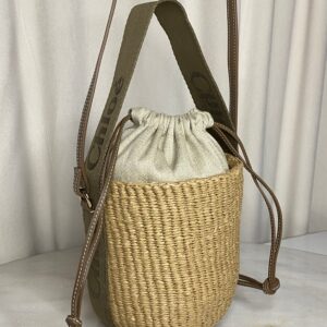 Chloe Bicolor Woody Small Shoulder Bag