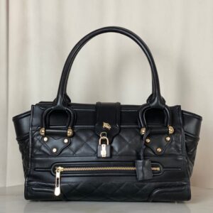 Burberry Black Manor Tote Bag
