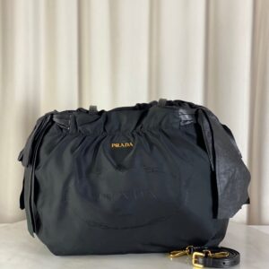 Prada Black Nylon Shoulder Bag