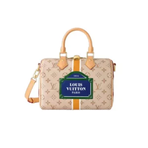 Louis Vuitton Speedy Bandouliere 25 Beige/Ocher - ReplicaBags.is