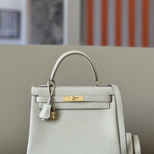 Kelly 28 Togo Craie (10) Gold Hardware