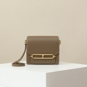 Roulis Mini Evercolor Etoupe (18) Gold Hardware