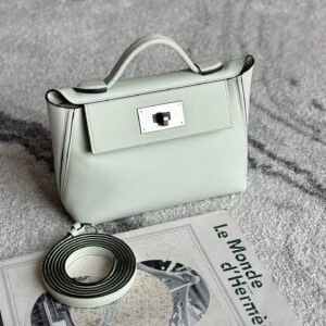 2424 Mini 21 Evercolor And Swift Vert Fizz (0S) Palladium Hardware